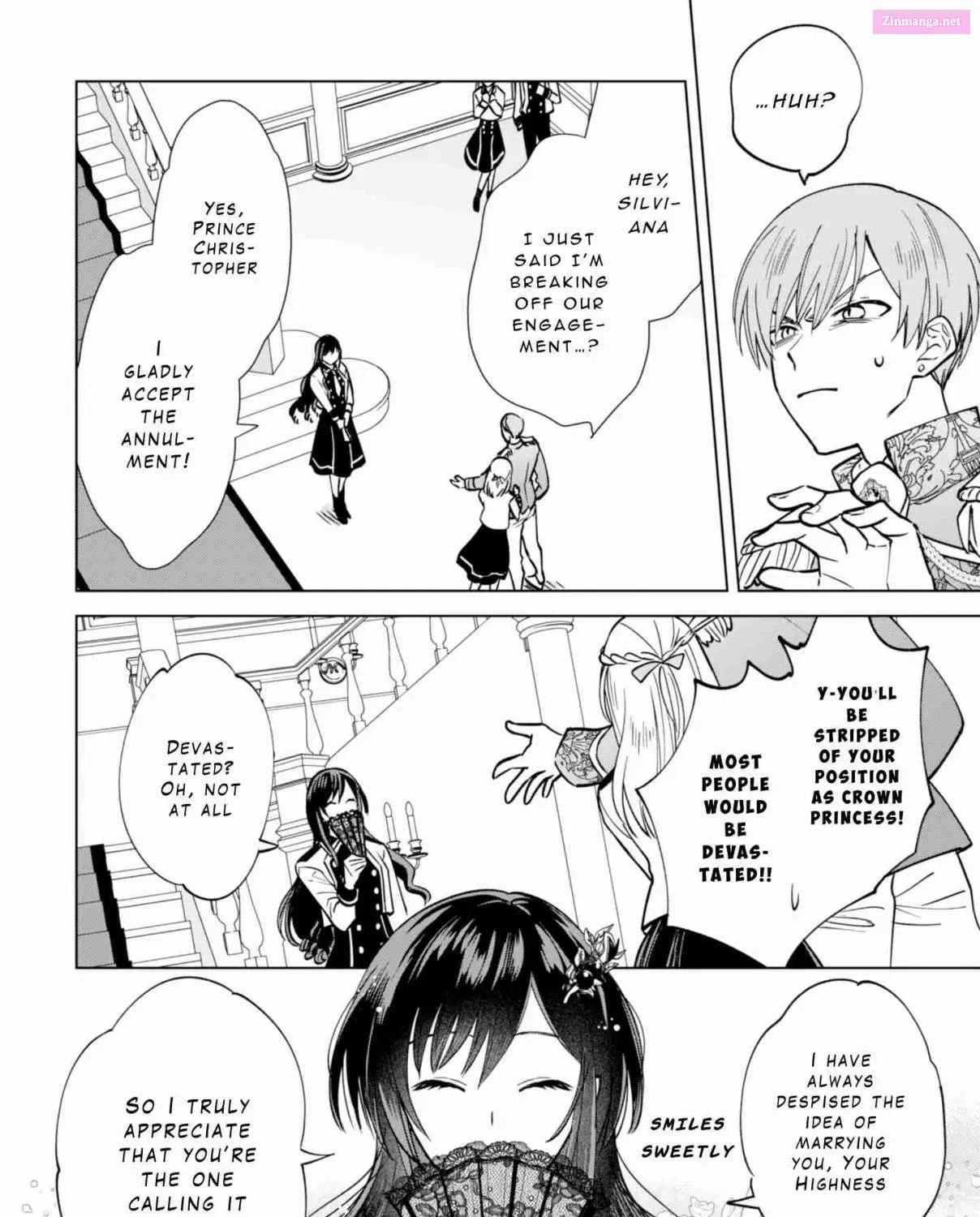 Akuyaku Reijou wa Slow Life wo Enjoy Shitai! ~Yatto Konyaku Hakisareta no ni, Daini Ouji ga Meccha Stalker Shitekurun desu kedo~ Chapter 1 page 3 - Mangabat