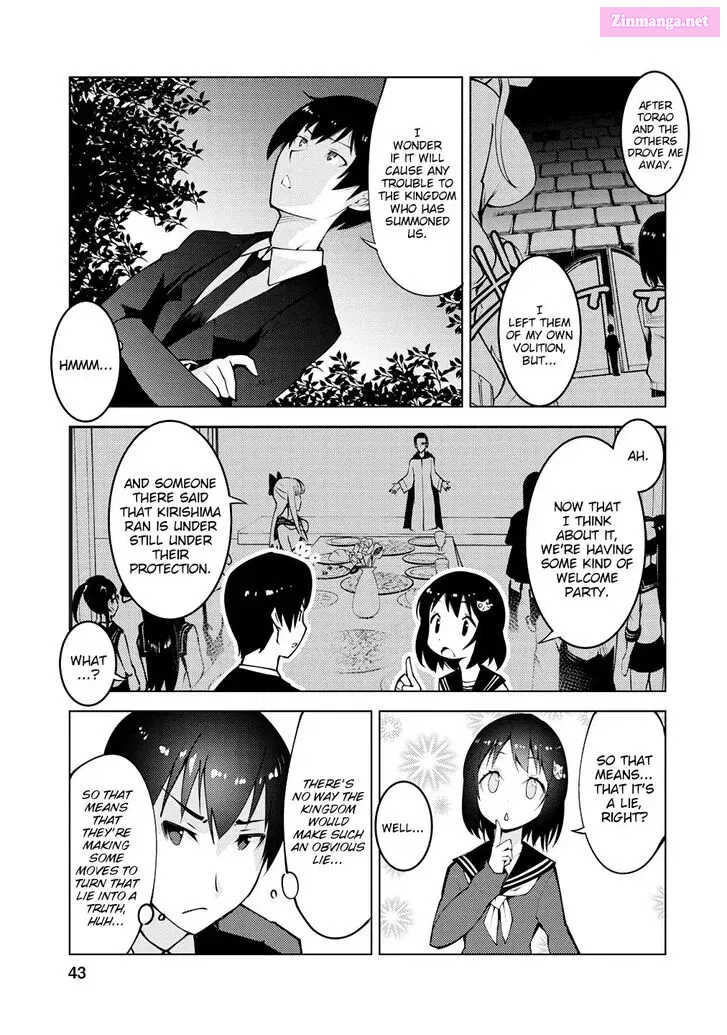 Class Teni de Ore dake Haburareta node, Doukyuusei Harem Tsukuru Koto ni Shita Chapter 2 page 8 - MangaNato