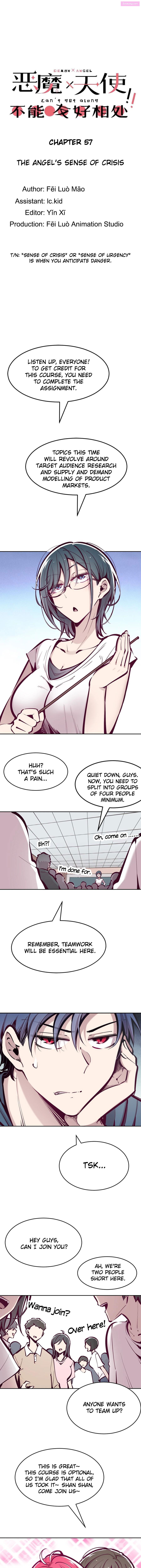 Demon X Angel, Can’t Get Along! Chapter 57 page 1 - MangaNelo