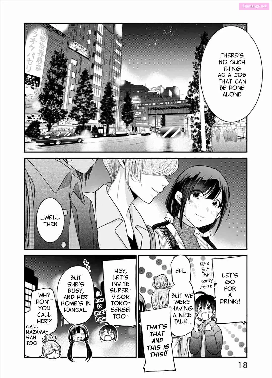 Egao no Taenai Shokuba desu Chapter 9 page 37 - MangaKakalot