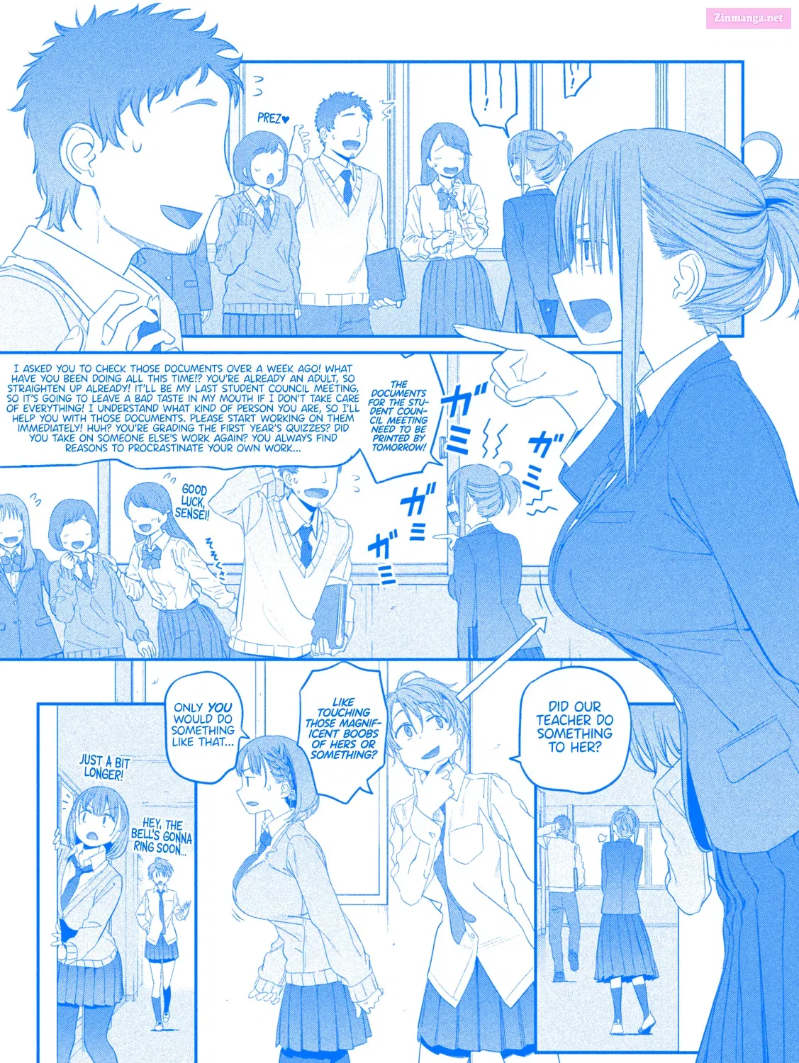 Getsuyoubi no Tawawa (Serialization) (Blue) (Fan Colored) Chapter 11 page 22 - MangaKakalot