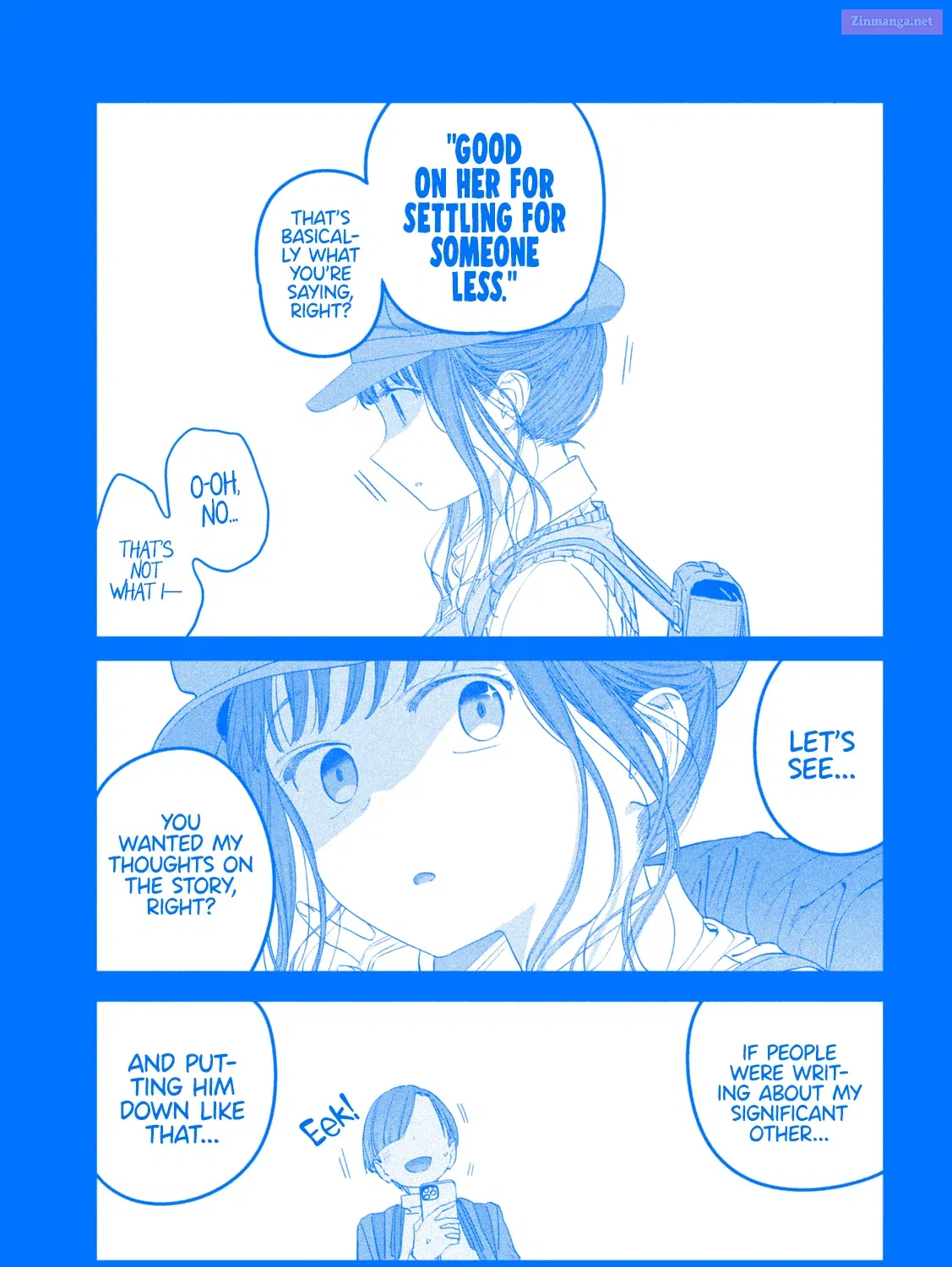 Getsuyoubi no Tawawa (Serialization) (Blue) (Fan Colored) Chapter 96 page 22 - Mangabat