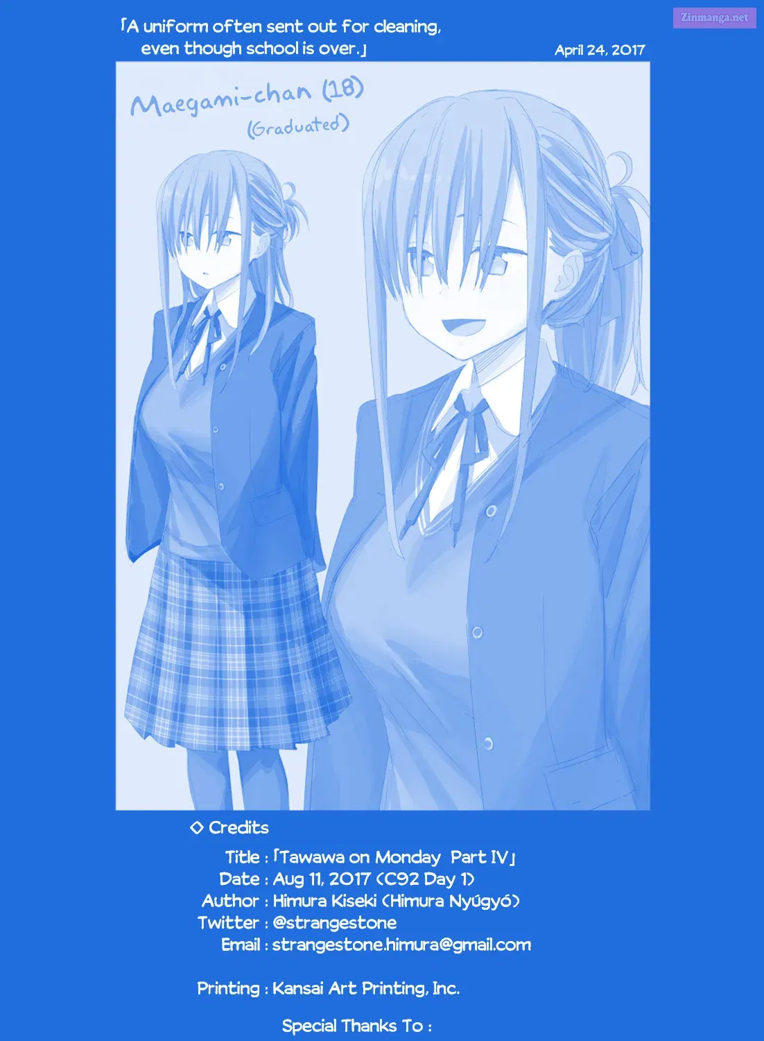 Getsuyoubi no Tawawa (Twitter Webcomic) Chapter 12 page 49 - Mangabat