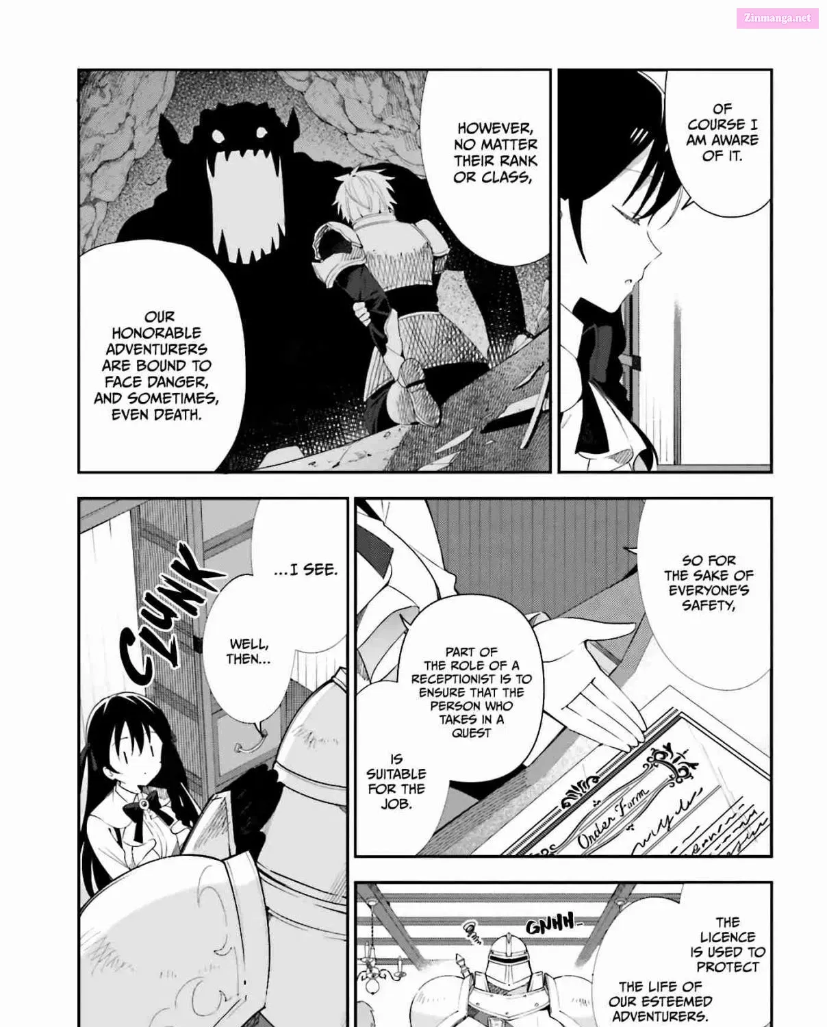 Guild no Uketsukejou Desu ga, Zangyou wa Iya Nanode Boss wo Solo Toubatsu Shiyou to Omoimasu Chapter 1 page 23 - MangaKakalot