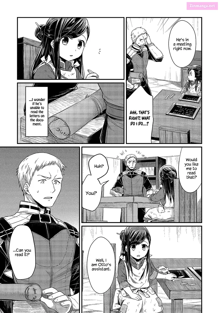 Honzuki no Gekokujou: Shisho ni Naru Tame ni wa Shudan o Erandeiraremasen—Dai 1-bu: Hon ga Nai nara Tsukureba Ii! Chapter 11 page 15 - MangaKakalot