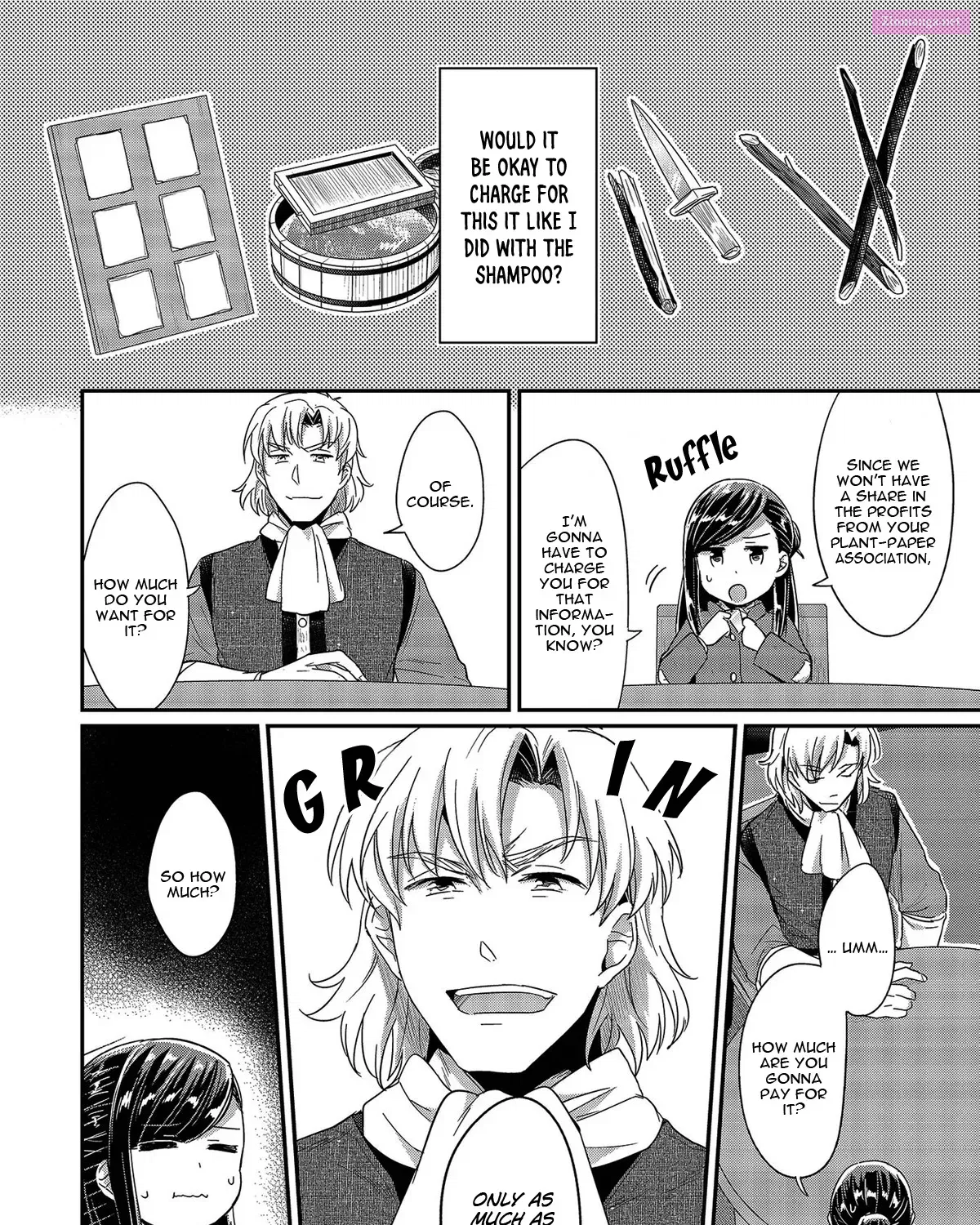 Honzuki no Gekokujou: Shisho ni Naru Tame ni wa Shudan o Erandeiraremasen—Dai 1-bu: Hon ga Nai nara Tsukureba Ii! Chapter 29 page 41 - MangaNato