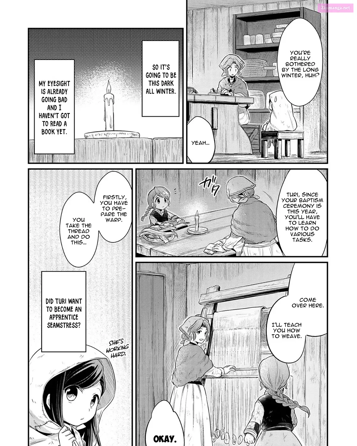 Honzuki no Gekokujou: Shisho ni Naru Tame ni wa Shudan o Erandeiraremasen—Dai 1-bu: Hon ga Nai nara Tsukureba Ii! Chapter 7 page 7 - MangaKakalot