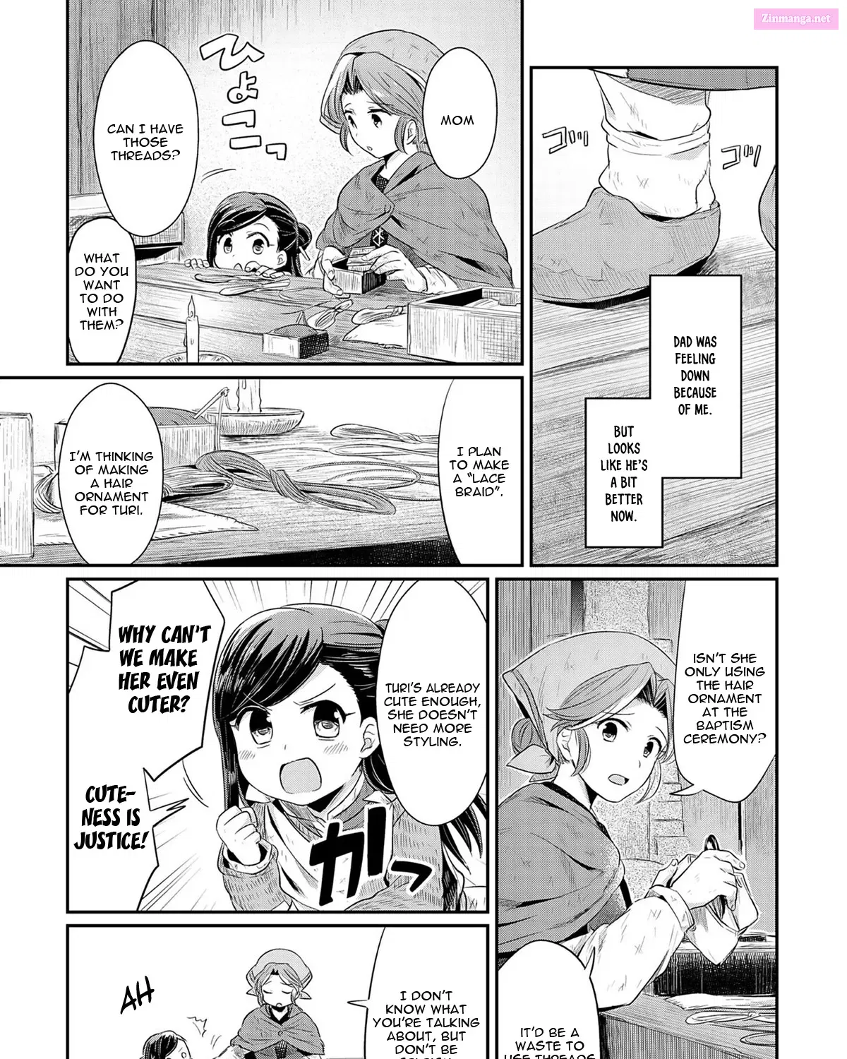 Honzuki no Gekokujou: Shisho ni Naru Tame ni wa Shudan o Erandeiraremasen—Dai 1-bu: Hon ga Nai nara Tsukureba Ii! Chapter 8 page 51 - MangaKakalot