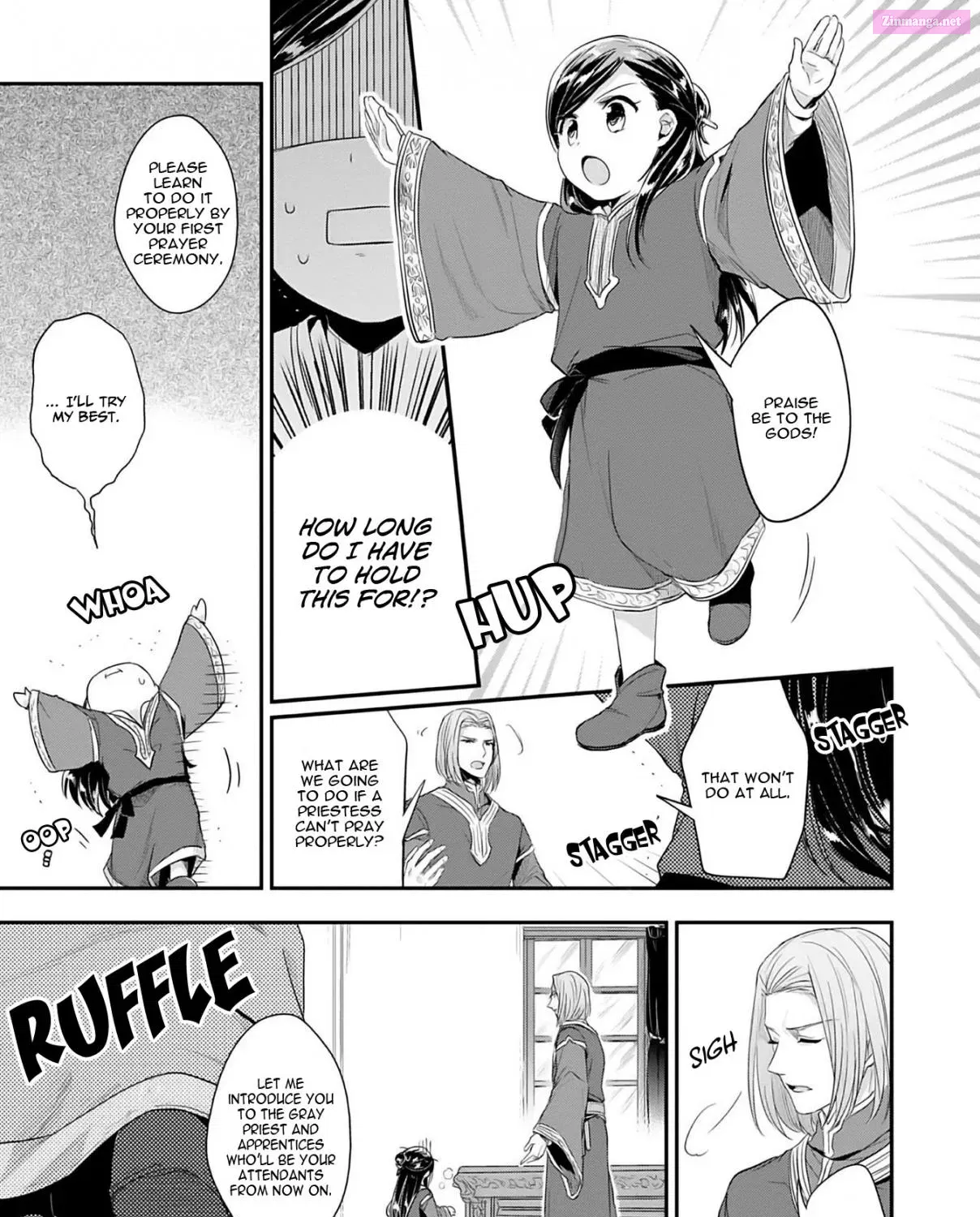 Honzuki no Gekokujou ~Shisho ni Naru Tame ni wa Shudan wo Erandeiraremasen~ Dai 2-bu 「Hon no Tamenara Miko ni Naru!」 Chapter 1 page 45 - MangaNelo