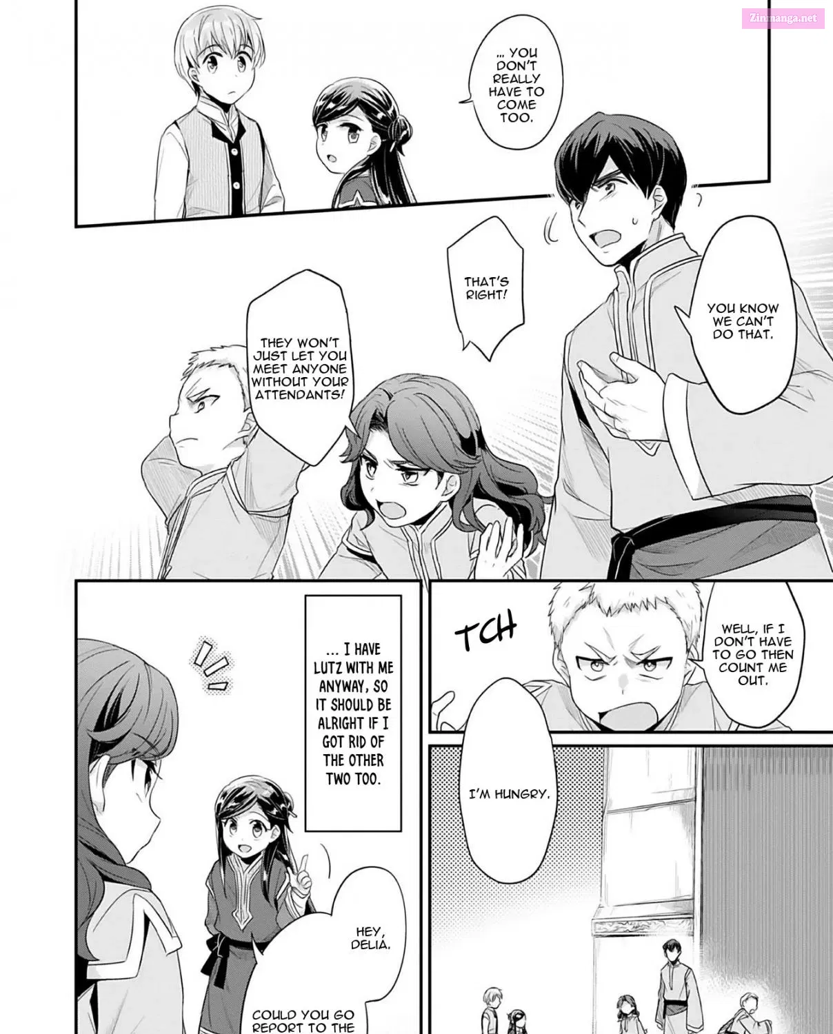 Honzuki no Gekokujou ~Shisho ni Naru Tame ni wa Shudan wo Erandeiraremasen~ Dai 2-bu 「Hon no Tamenara Miko ni Naru!」 Chapter 1 page 87 - MangaNelo