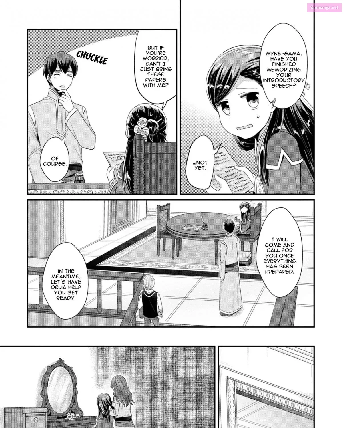 Honzuki no Gekokujou ~Shisho ni Naru Tame ni wa Shudan wo Erandeiraremasen~ Dai 2-bu 「Hon no Tamenara Miko ni Naru!」 Chapter 10 page 41 - MangaNelo