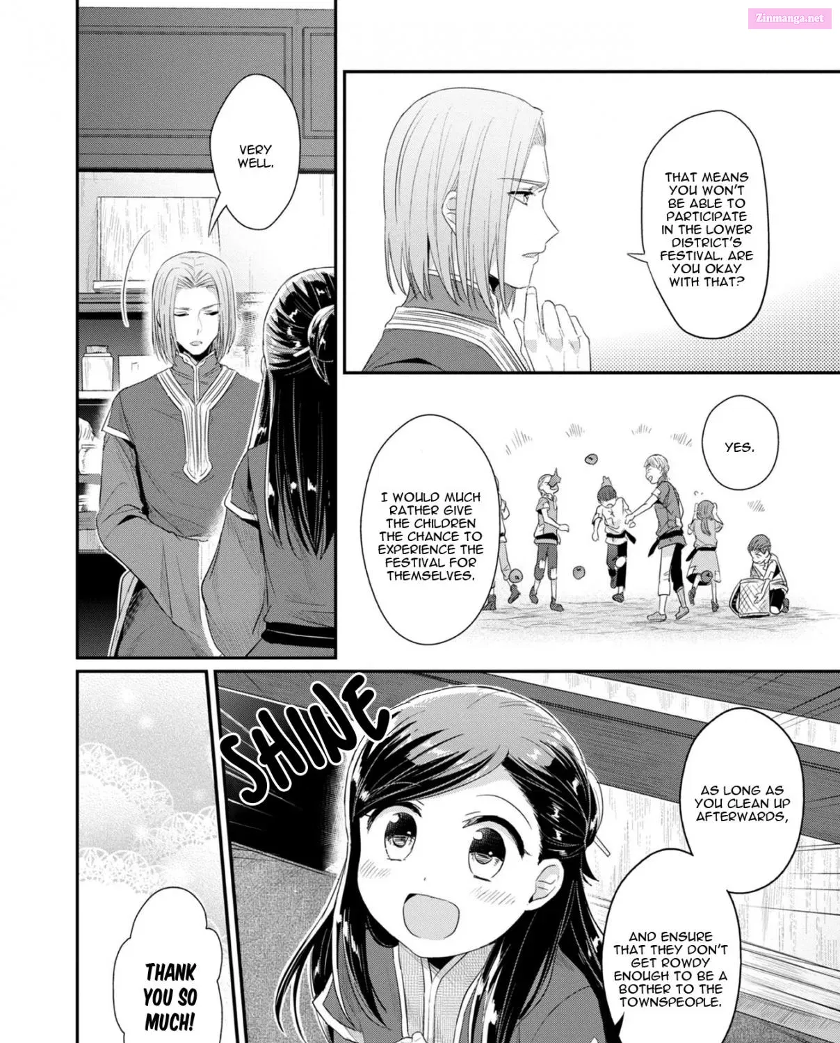 Honzuki no Gekokujou ~Shisho ni Naru Tame ni wa Shudan wo Erandeiraremasen~ Dai 2-bu 「Hon no Tamenara Miko ni Naru!」 Chapter 14 page 21 - MangaNelo