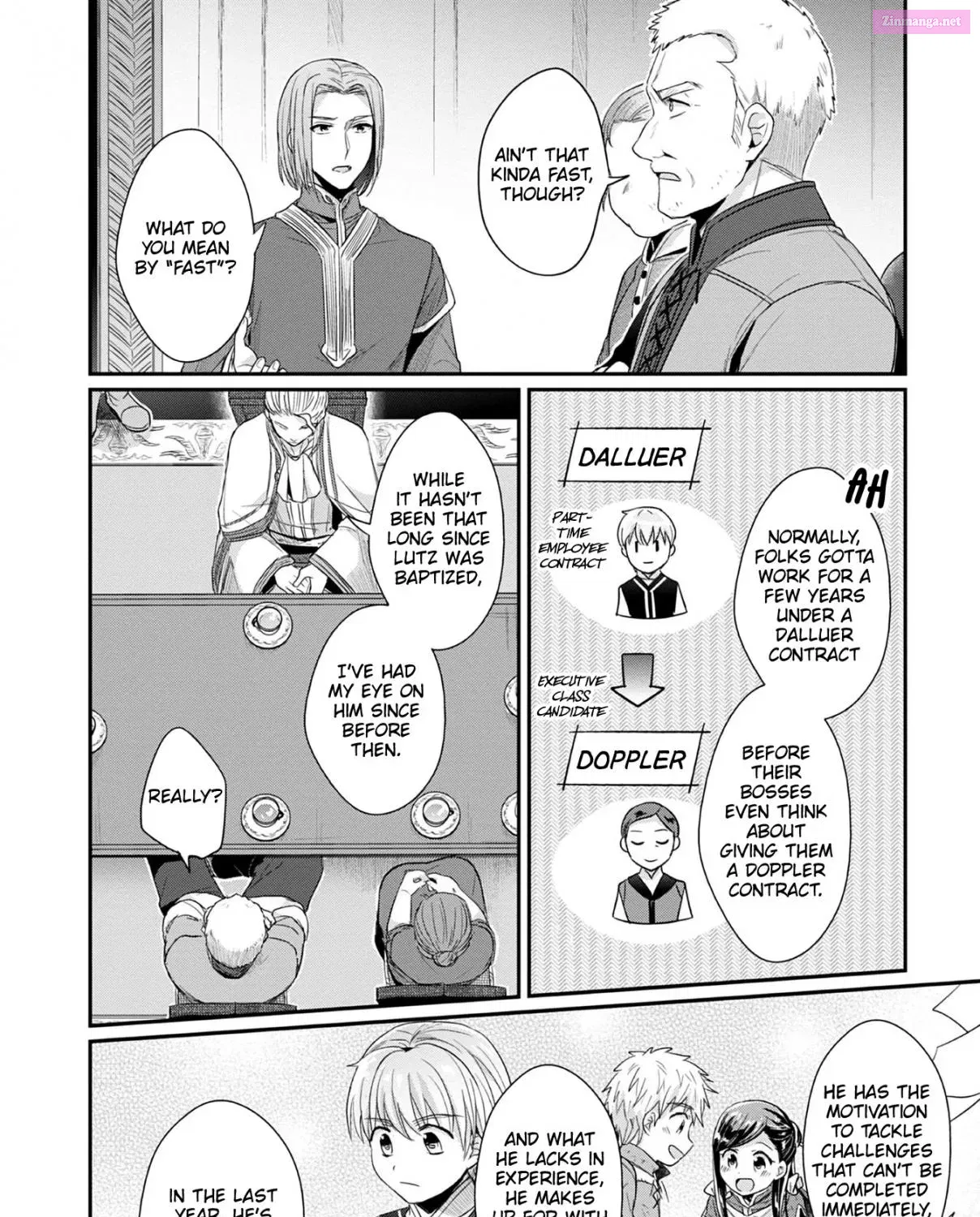 Honzuki no Gekokujou ~Shisho ni Naru Tame ni wa Shudan wo Erandeiraremasen~ Dai 2-bu 「Hon no Tamenara Miko ni Naru!」 Chapter 18 page 49 - MangaNelo