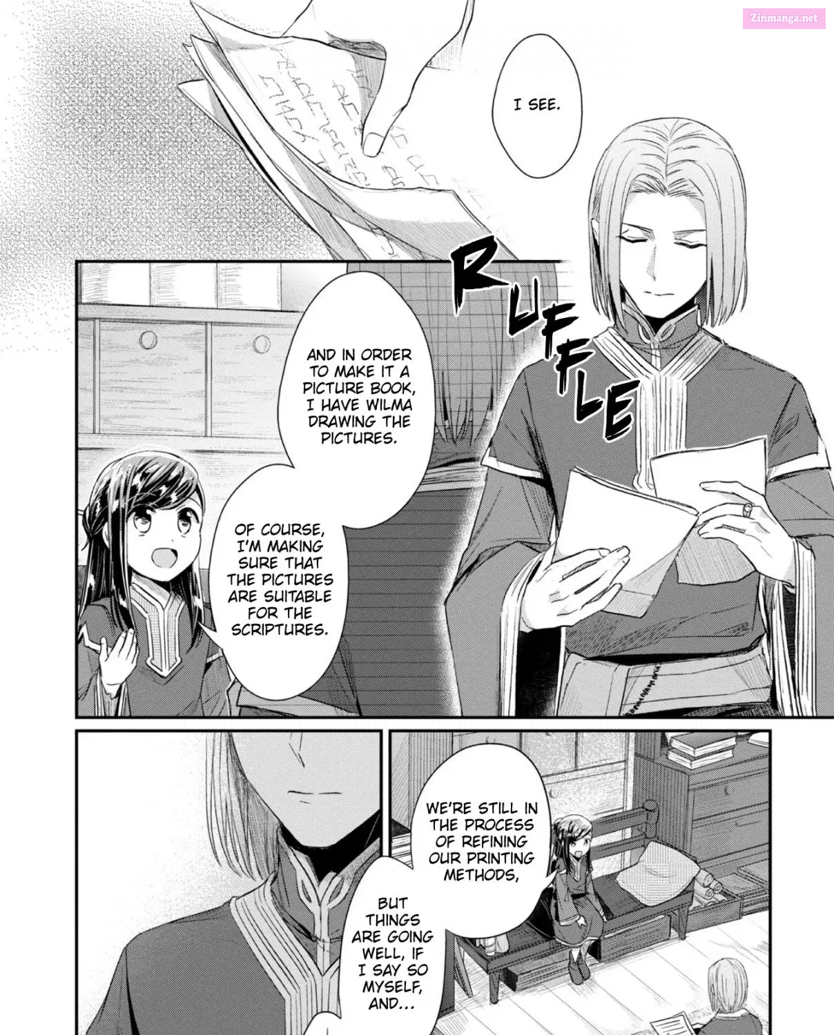 Honzuki no Gekokujou ~Shisho ni Naru Tame ni wa Shudan wo Erandeiraremasen~ Dai 2-bu 「Hon no Tamenara Miko ni Naru!」 Chapter 25 page 53 - MangaNelo