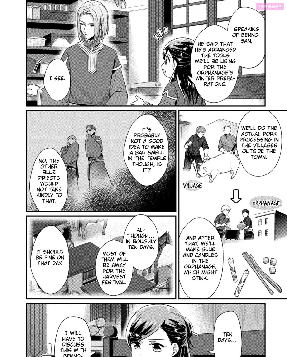 Honzuki no Gekokujou ~Shisho ni Naru Tame ni wa Shudan wo Erandeiraremasen~ Dai 2-bu 「Hon no Tamenara Miko ni Naru!」 Chapter 31 page 41 - MangaNelo