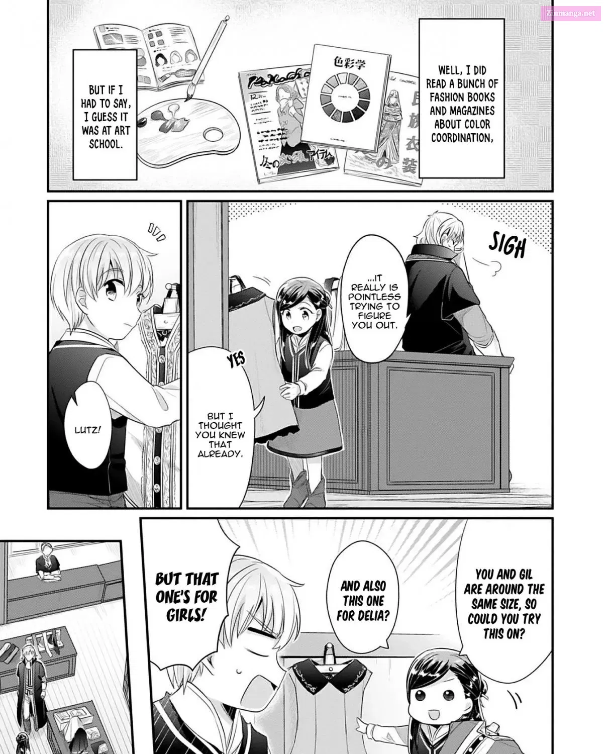 Honzuki no Gekokujou ~Shisho ni Naru Tame ni wa Shudan wo Erandeiraremasen~ Dai 2-bu 「Hon no Tamenara Miko ni Naru!」 Chapter 4 page 7 - MangaNelo