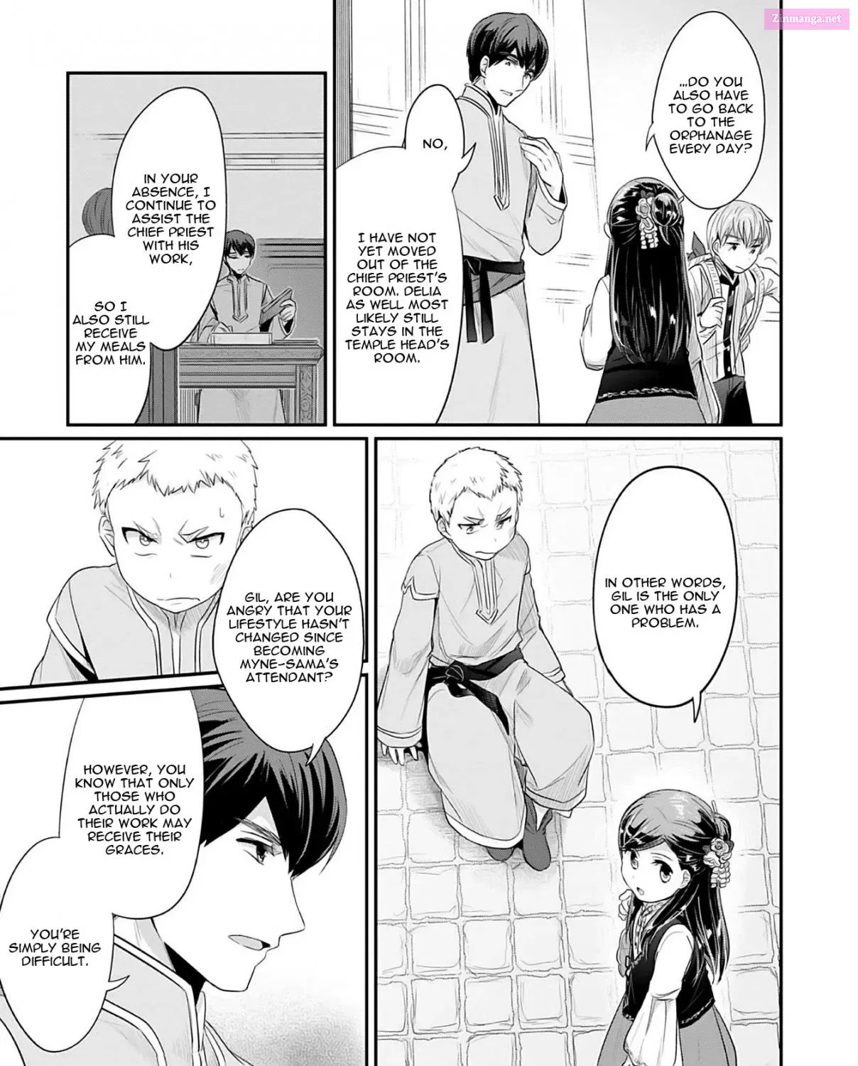 Honzuki no Gekokujou ~Shisho ni Naru Tame ni wa Shudan wo Erandeiraremasen~ Dai 2-bu 「Hon no Tamenara Miko ni Naru!」 Chapter 4 page 67 - MangaNelo