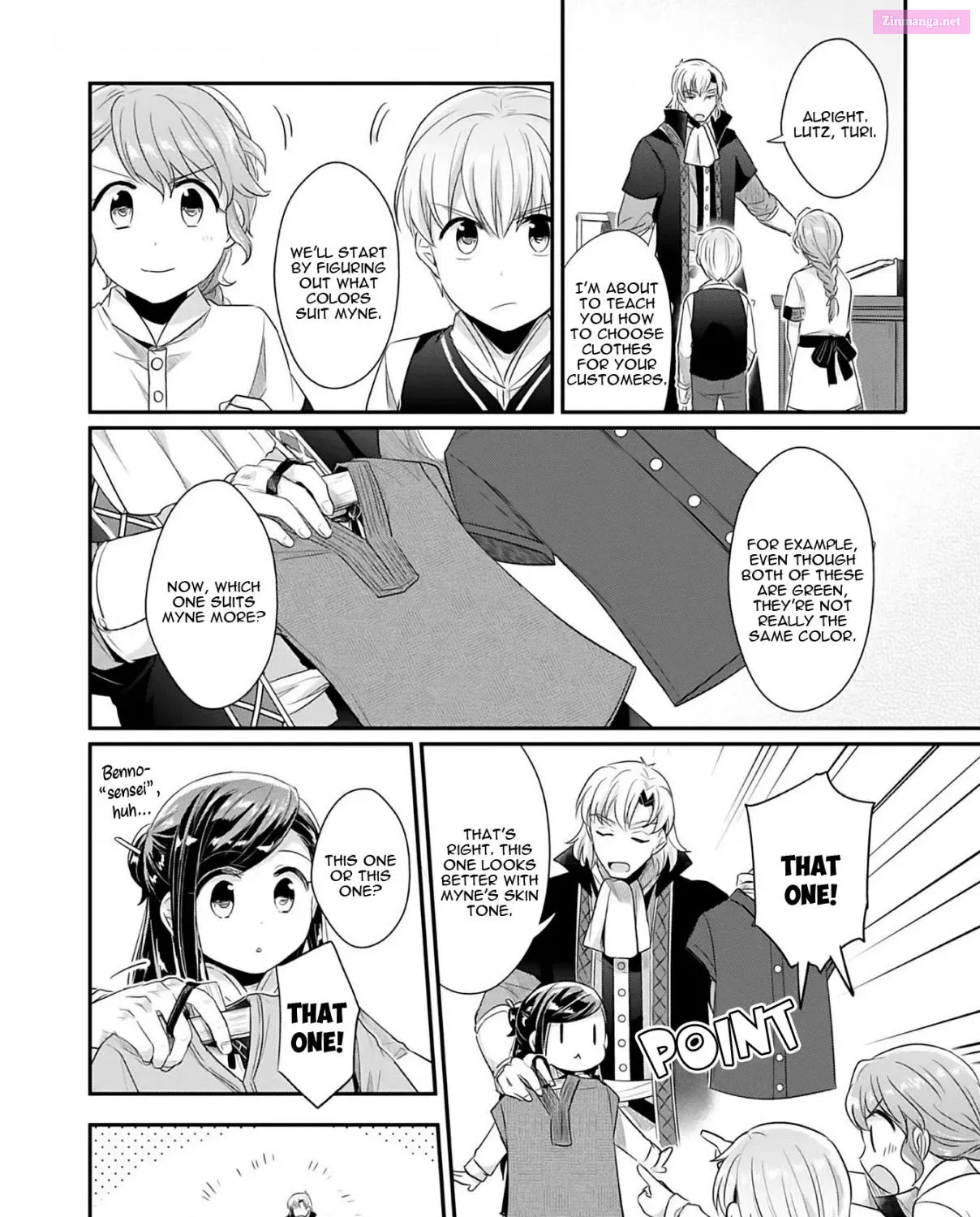 Honzuki no Gekokujou ~Shisho ni Naru Tame ni wa Shudan wo Erandeiraremasen~ Dai 2-bu 「Hon no Tamenara Miko ni Naru!」 Chapter 4 page 9 - MangaNelo