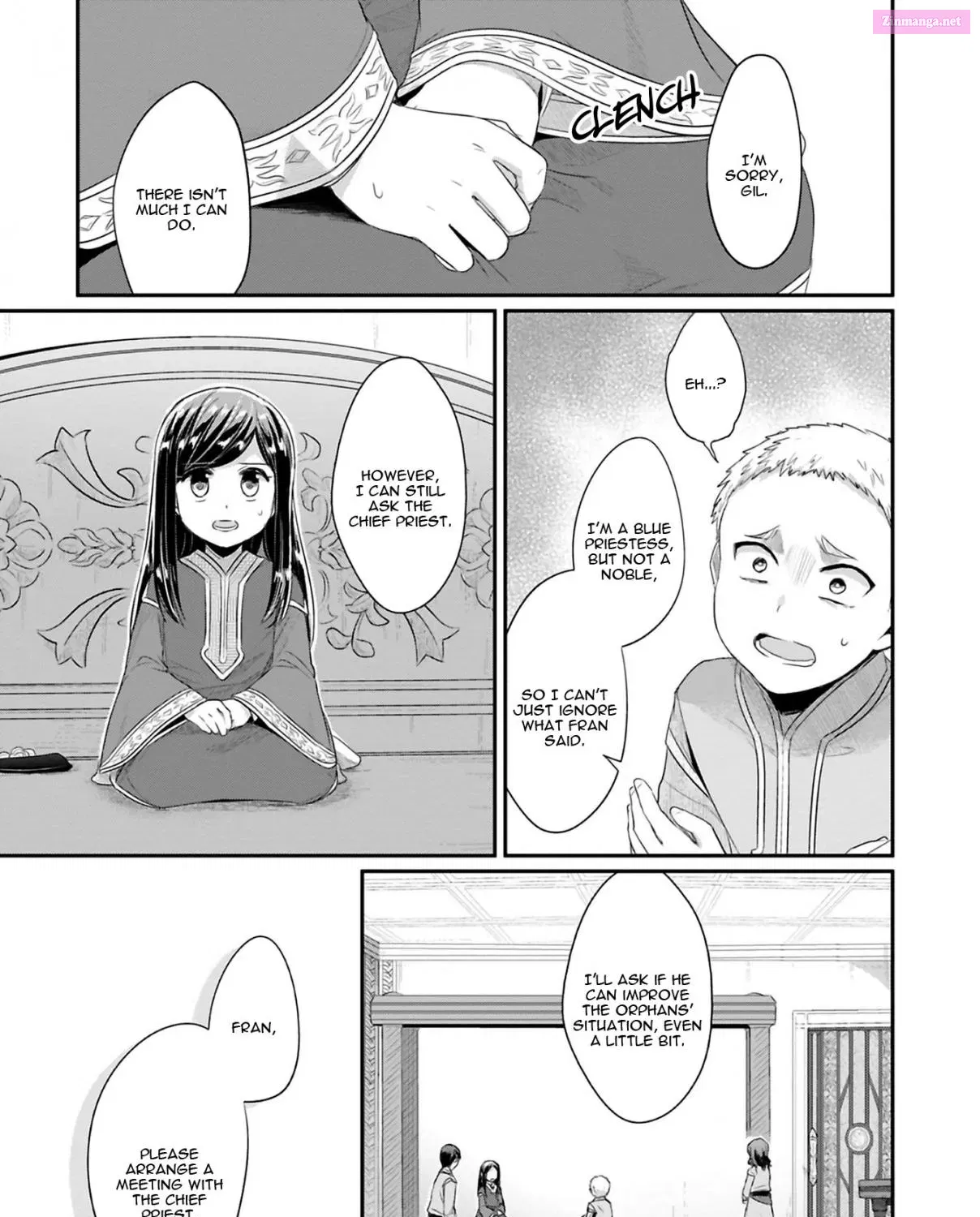 Honzuki no Gekokujou ~Shisho ni Naru Tame ni wa Shudan wo Erandeiraremasen~ Dai 2-bu 「Hon no Tamenara Miko ni Naru!」 Chapter 8 page 43 - MangaNelo