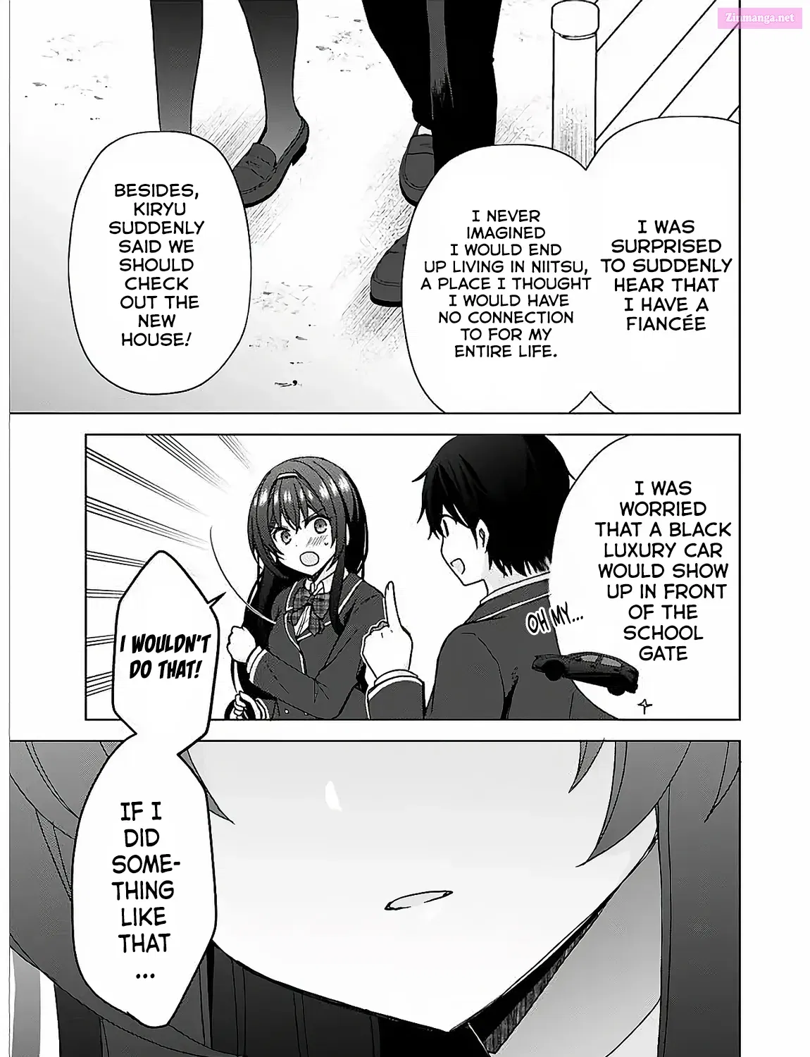 Iinazuke ga Dekita to Omottara, Sono Iinazuke ga Gakkou de Yuumei na "Akuyaku Reijou" Dattan dakedo, Dou Sureba Ii Chapter 0.2 page 22 - MangaKakalot