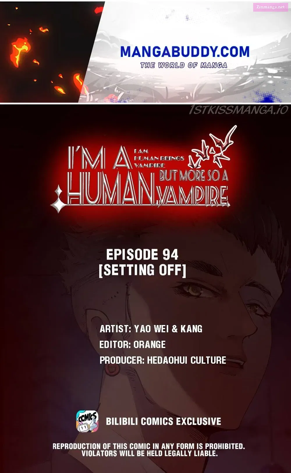 I’m a Human, but More of a Vampire Chapter 94 page 1 - MangaNelo