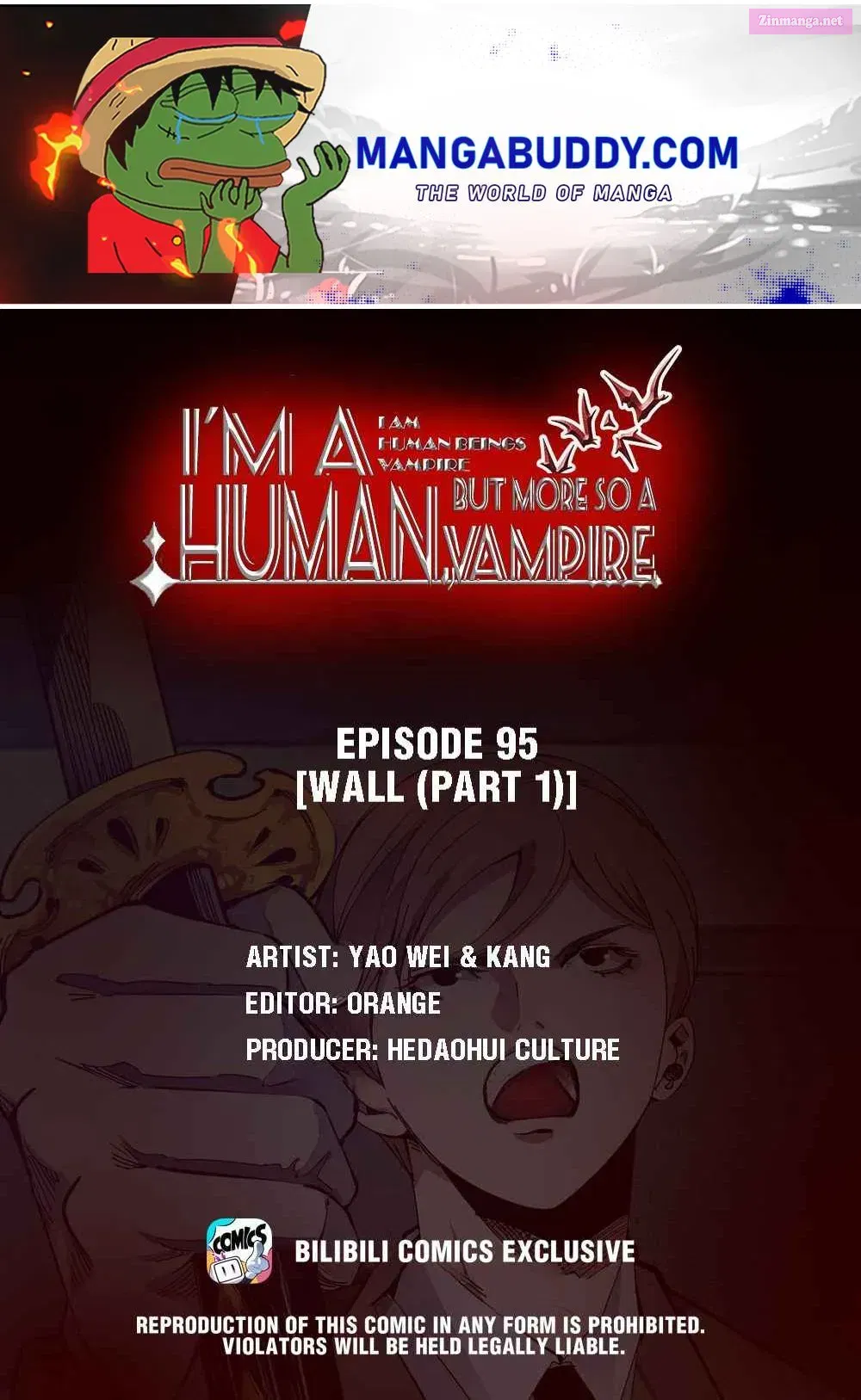 I’m a Human, but More of a Vampire Chapter 95 page 1 - MangaNato