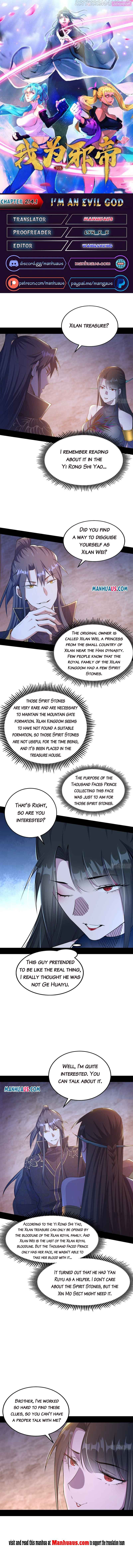 I’m An Evil God Chapter 214.1 page 1 - MangaNelo