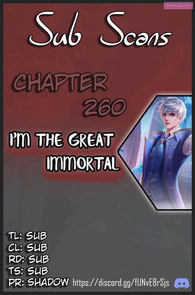 I’m The Great Immortal Chapter 260 page 1 - MangaKakalot