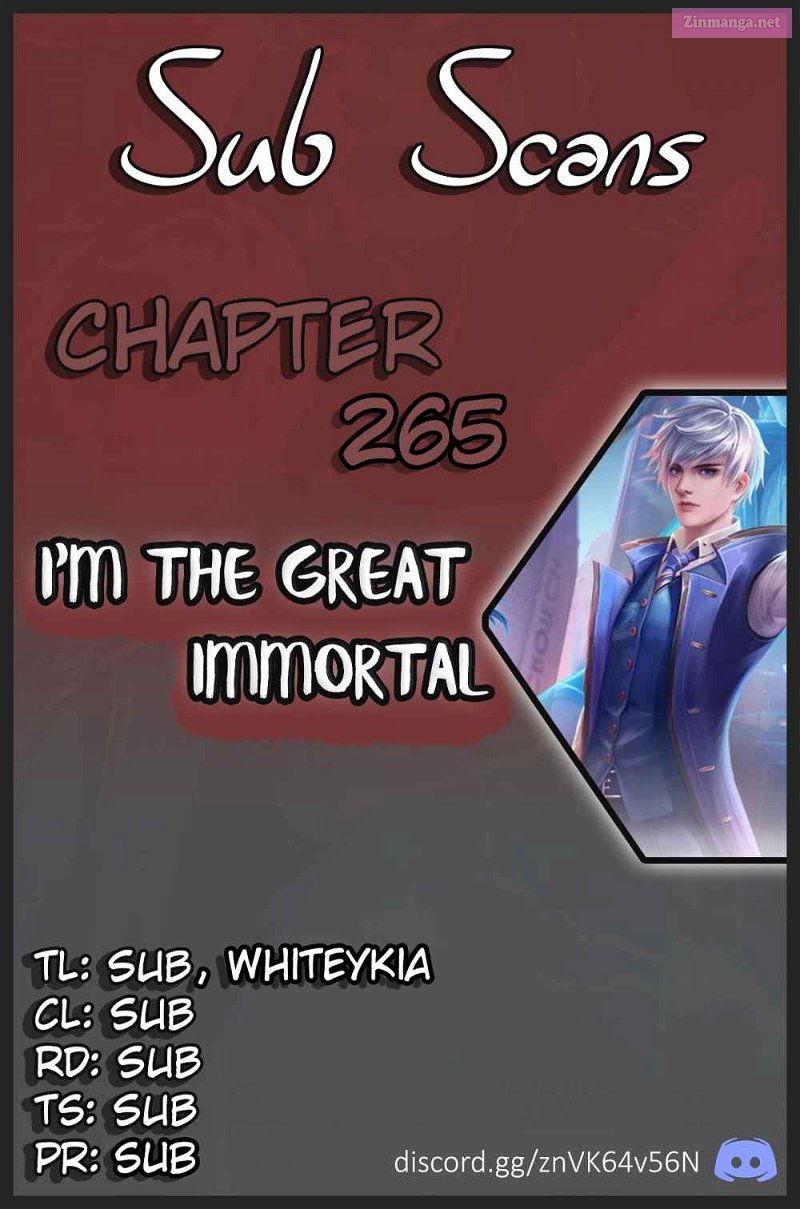 I’m The Great Immortal Chapter 265 page 1 - MangaNelo