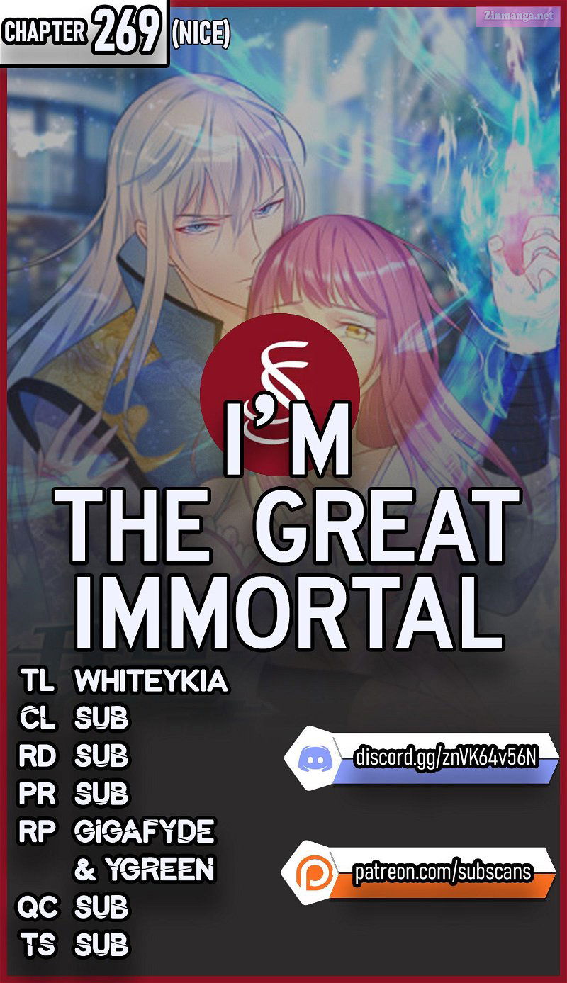 I’m The Great Immortal Chapter 269 page 1 - MangaKakalot