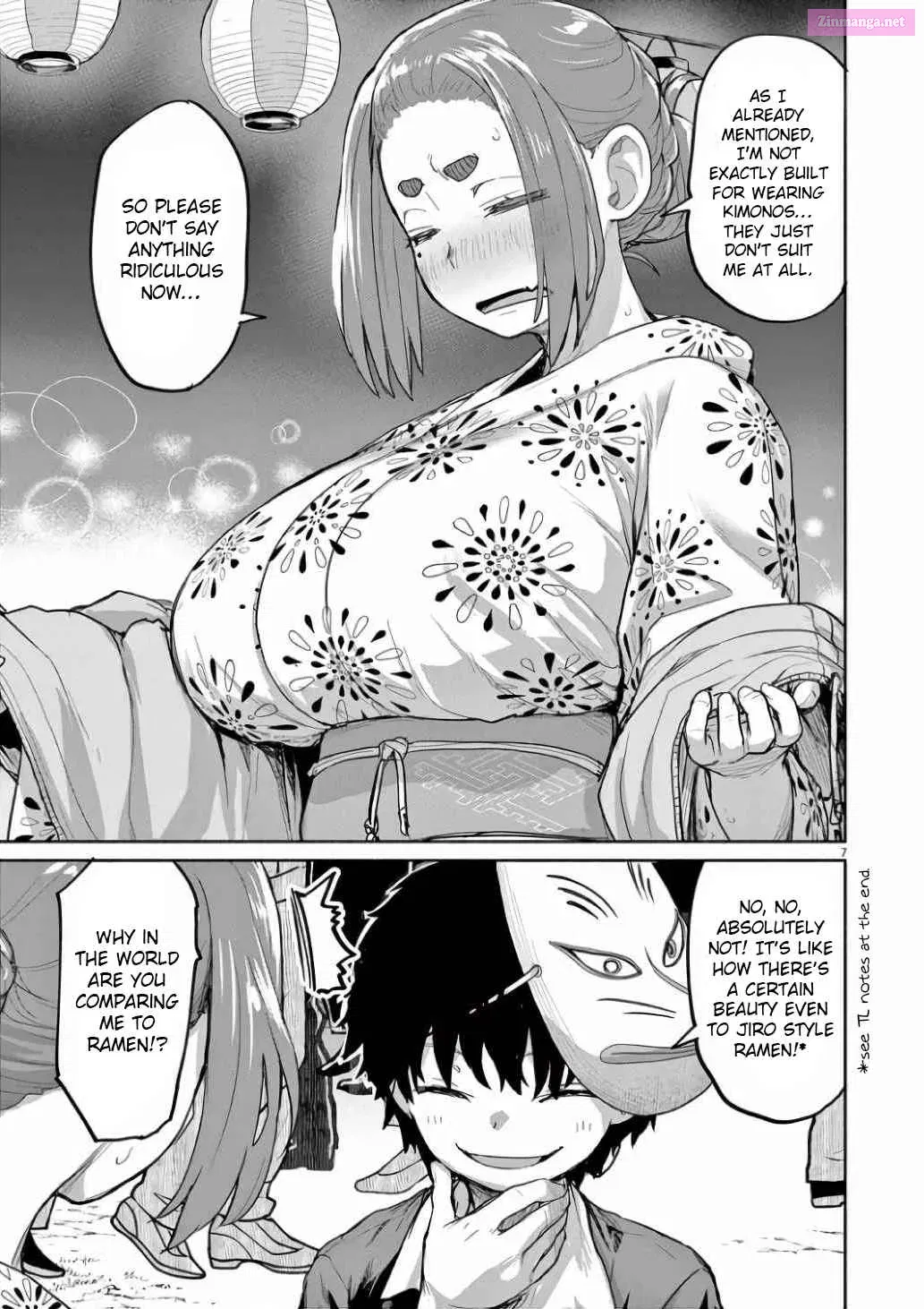 Kaii to Otome to Kamikakushi Chapter 54 page 7 - MangaNelo