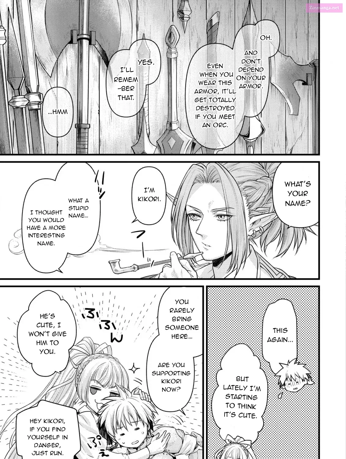 Kikori no Isekai Tan ~Tensei shita Shounen wa, Ono 1-pon de Nariagaru~ Chapter 4 page 36 - MangaNelo