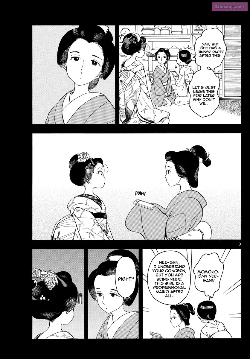 Kiyo in Kyoto: From the Maiko House Chapter 128 page 3 - MangaNato