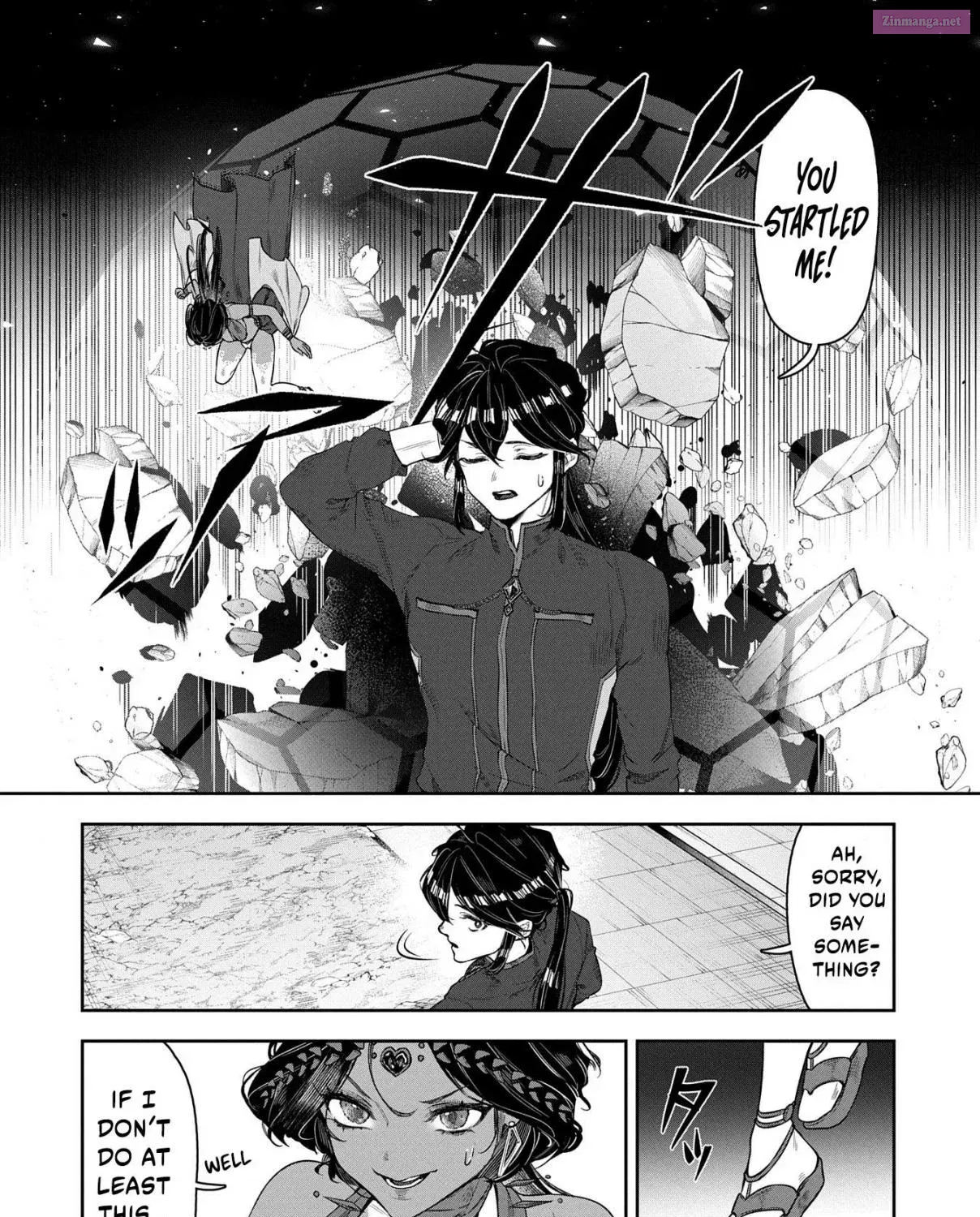 Kuni ni Saikyou no Barrier wo Hattara Heiwa ni Narisugite Tsuihousaremashita ~Ore no Mahou ga Yabasugite, Bijo to Mazoku ni Kakomarerun da ga!?~ Chapter 5 page 29 - Mangabat