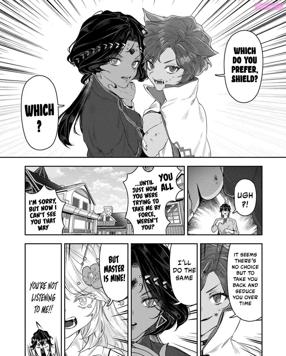 Kuni ni Saikyou no Barrier wo Hattara Heiwa ni Narisugite Tsuihousaremashita ~Ore no Mahou ga Yabasugite, Bijo to Mazoku ni Kakomarerun da ga!?~ Chapter 5 page 48 - Mangabat