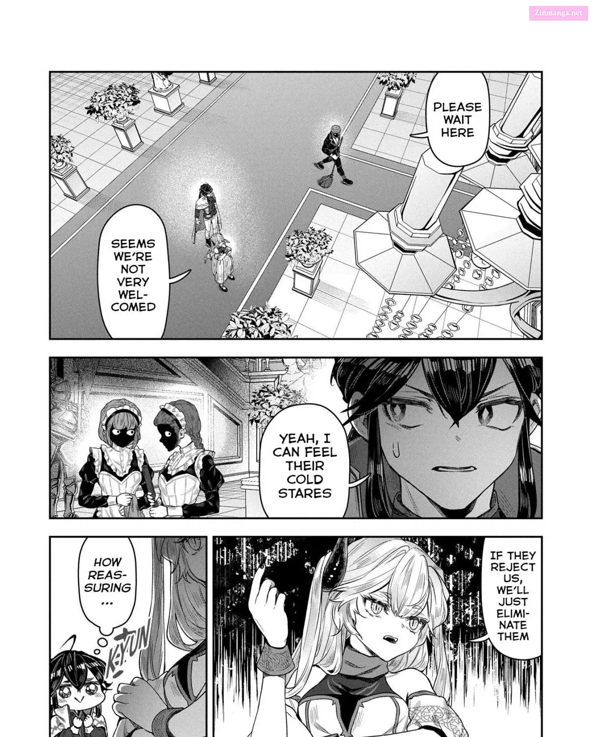 Kuni ni Saikyou no Barrier wo Hattara Heiwa ni Narisugite Tsuihousaremashita ~Ore no Mahou ga Yabasugite, Bijo to Mazoku ni Kakomarerun da ga!?~ Chapter 8 page 39 - Mangabat