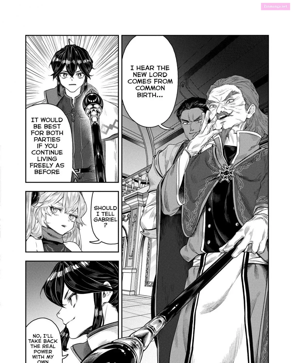 Kuni ni Saikyou no Barrier wo Hattara Heiwa ni Narisugite Tsuihousaremashita ~Ore no Mahou ga Yabasugite, Bijo to Mazoku ni Kakomarerun da ga!?~ Chapter 8 page 45 - Mangabat