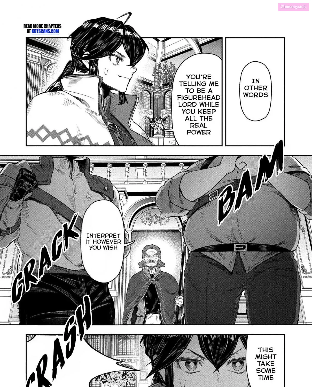 Kuni ni Saikyou no Barrier wo Hattara Heiwa ni Narisugite Tsuihousaremashita ~Ore no Mahou ga Yabasugite, Bijo to Mazoku ni Kakomarerun da ga!?~ Chapter 8 page 47 - Mangabat