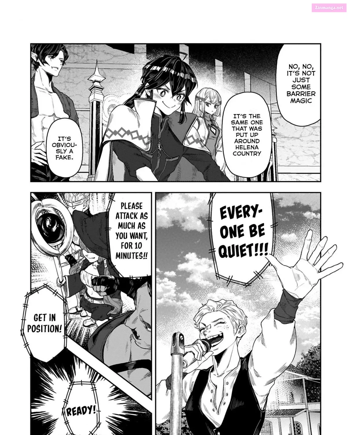 Kuni ni Saikyou no Barrier wo Hattara Heiwa ni Narisugite Tsuihousaremashita ~Ore no Mahou ga Yabasugite, Bijo to Mazoku ni Kakomarerun da ga!?~ Chapter 9 page 48 - Mangabat