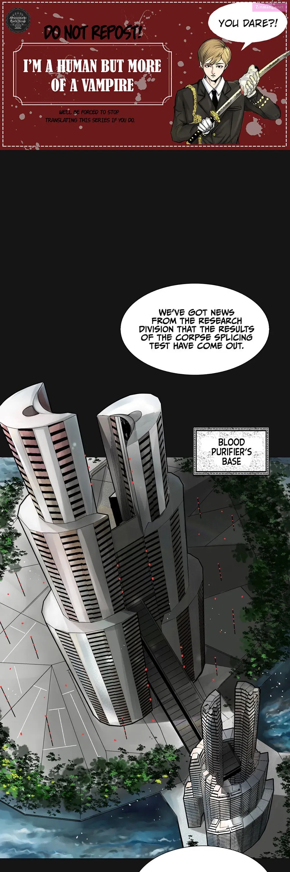 I’m a Human, but More of a Vampire Chapter 11 page 1 - MangaNato