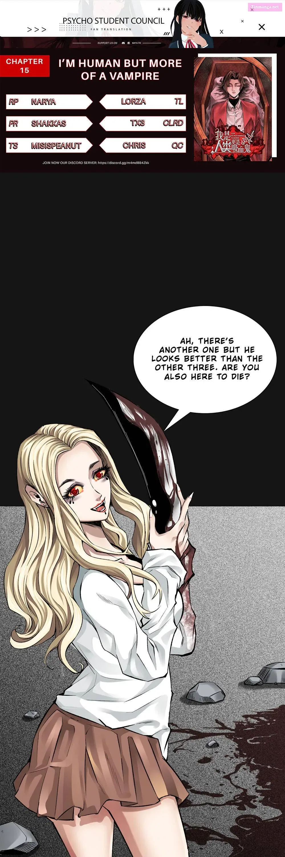 I’m a Human, but More of a Vampire Chapter 15 page 1 - MangaNato