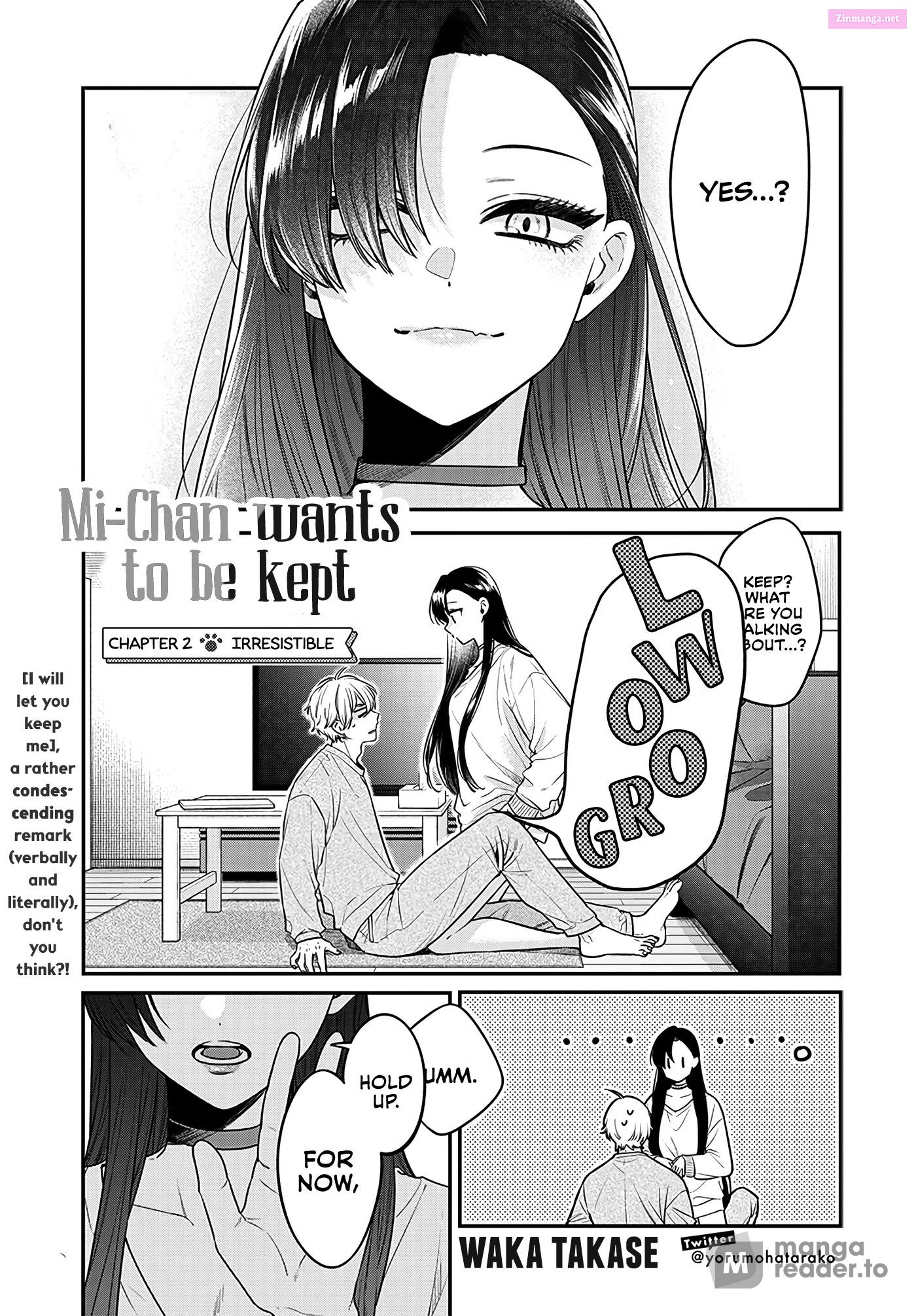 Mi-Chan Wants To Be Kept Chapter 2 page 1 - MangaNelo