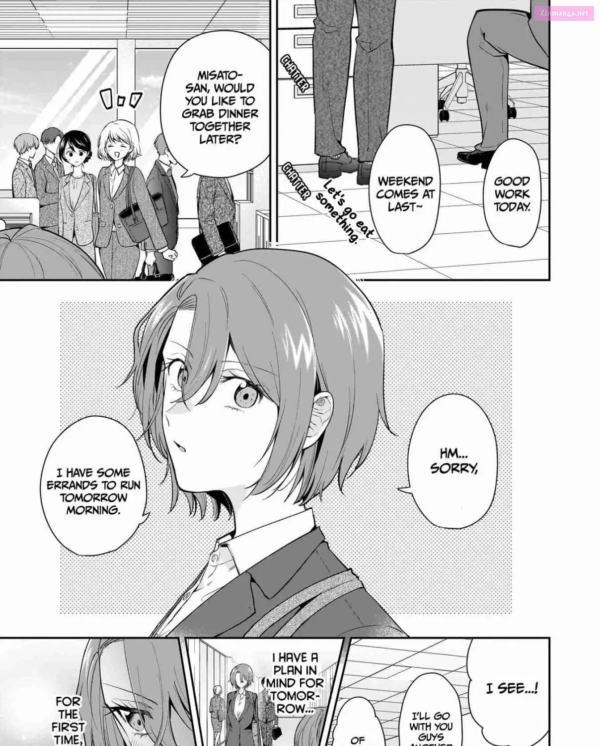 Misato-san wa Amasugi Joushi ni Chotto Kibishii Chapter 11 page 1 - MangaNelo