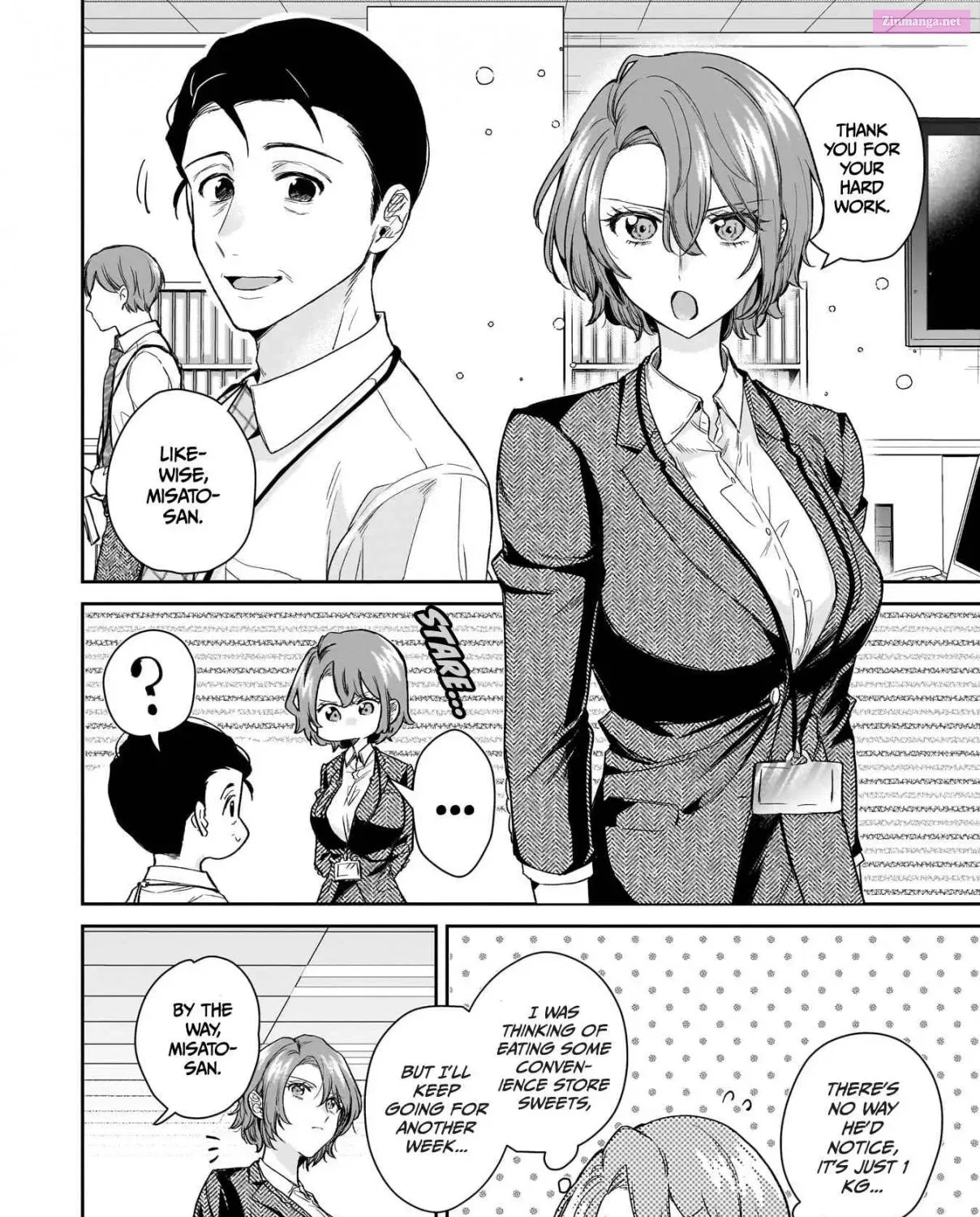 Misato-san wa Amasugi Joushi ni Chotto Kibishii Chapter 20 page 35 - MangaNelo