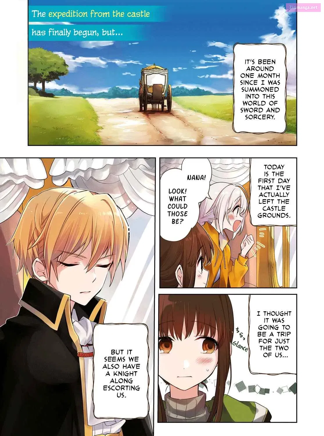 Muryoku Seijo to Munou Oujo ~Maryoku Zero de Shoukansareta Seijo no Isekai Kyuukokuki~ Chapter 5 page 1 - MangaNelo