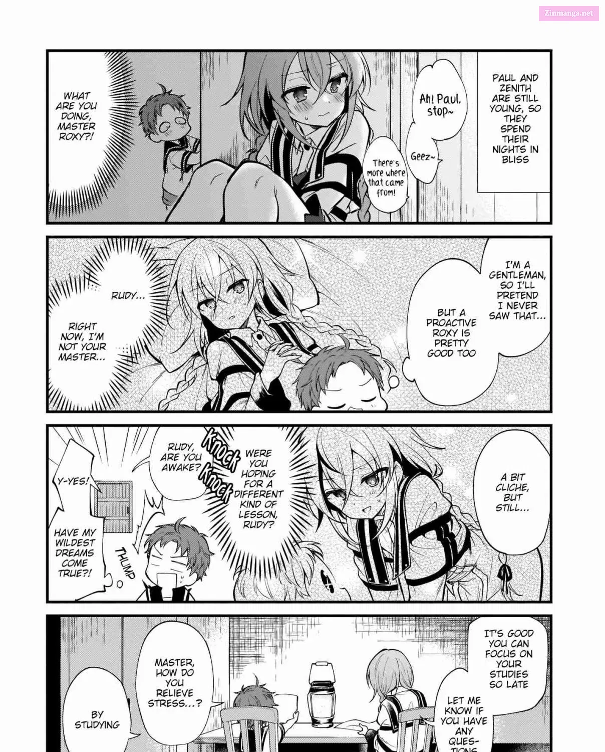 Mushoku Tensei ~4-koma ni Natte mo Honki Dasu~ Chapter 1 page 23 - Mangabat