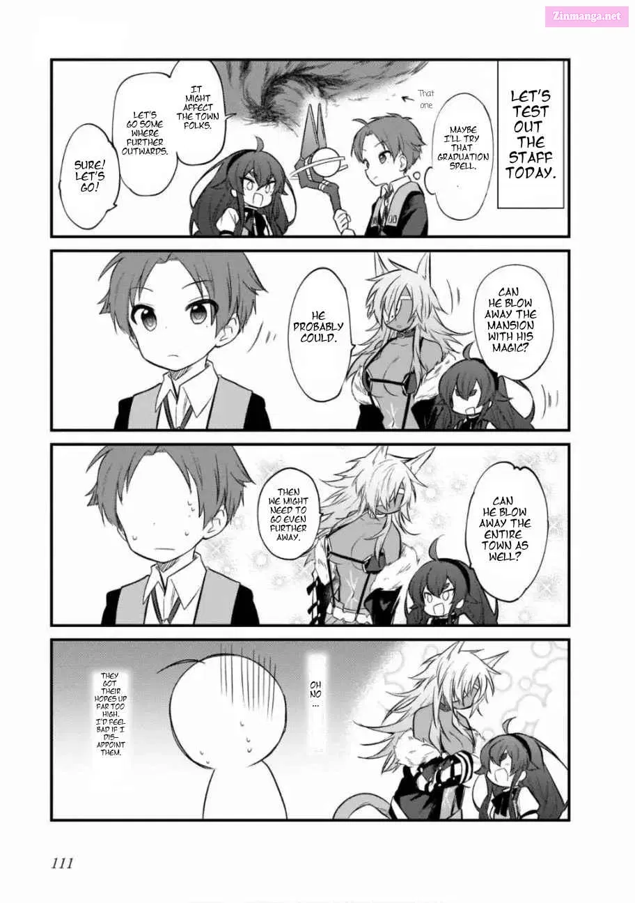 Mushoku Tensei ~4-koma ni Natte mo Honki Dasu~ Chapter 14 page 1 - Mangabat