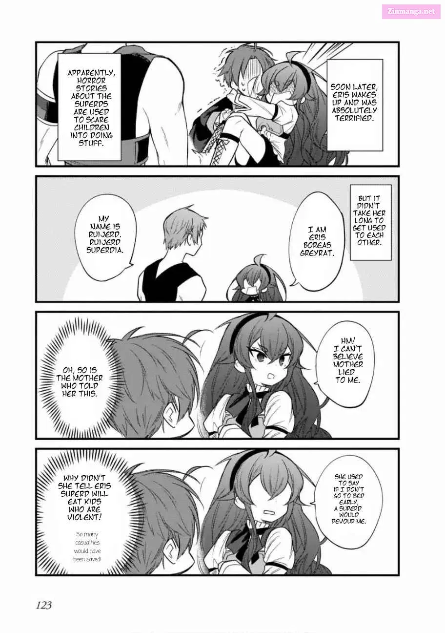 Mushoku Tensei ~4-koma ni Natte mo Honki Dasu~ Chapter 14 page 13 - Mangabat