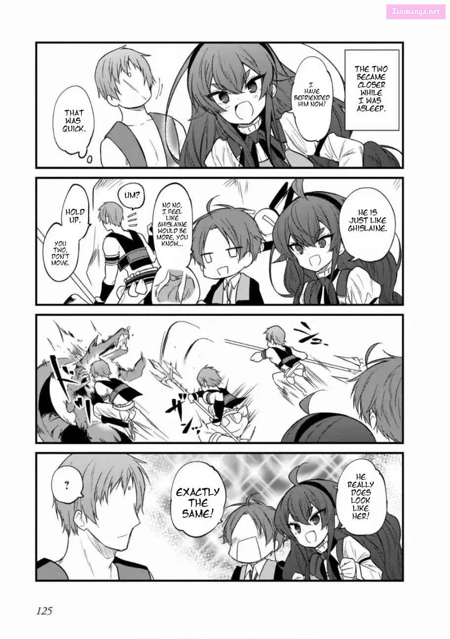 Mushoku Tensei ~4-koma ni Natte mo Honki Dasu~ Chapter 14 page 15 - MangaKakalot