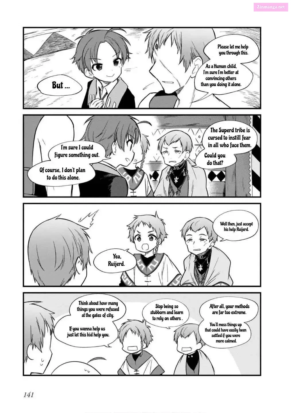 Mushoku Tensei ~4-koma ni Natte mo Honki Dasu~ Chapter 15 page 13 - Mangabat